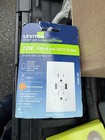 Leviton GUSB1-BW Decora Type A USB Charger & GFCI Outlet (Sealed)