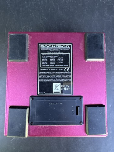 Rocktron Zombie Rectified Distortion Guitar Pedal Pink Untested As Is - Picture 3 of 11