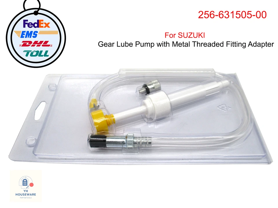 256-631505-00 For SUZUKI Gear Lube Pump with Metal Threaded Fitting Adapter - Image 2 of 4
