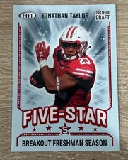 2020 Sage Hit Five-Star Collegiate Record Breaker Jonathan Taylor #40 Rookie