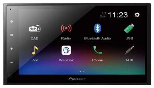 Pioneer USB Bluetooth DAB 2DIN Lenkrad Autoradio für Ford Mondeo S-Max Profi sil - Bild 2 von 9
