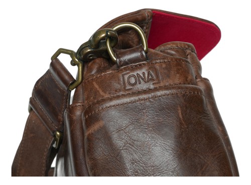 ONA Bowery Leica Kameratasche braun Leder rot innen - Bild 9 von 10