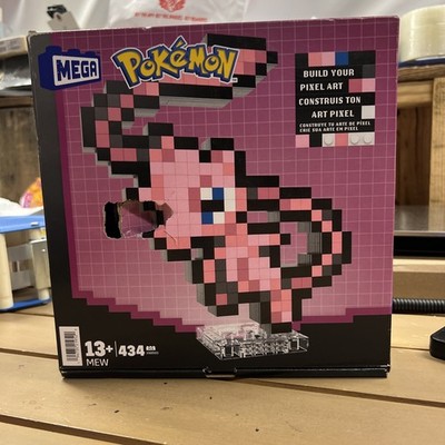 MEGA Pokémon: Mew Build Your Pixel Art 434 pcs Builder Set NEW FACTORY SEALED 
