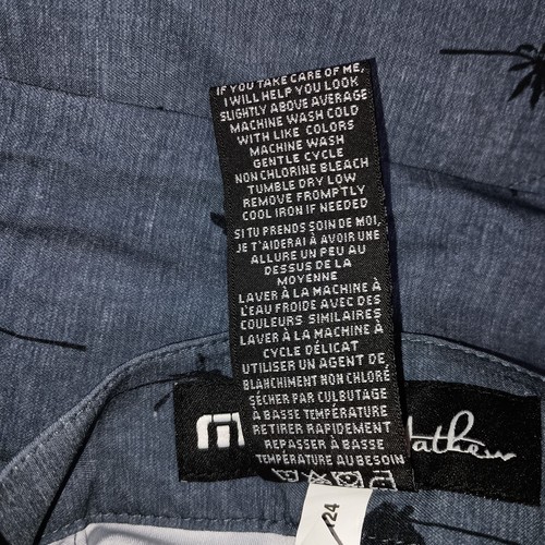 Travis Mathew But Why Golf Performance Herrenshorts Größe 40 blau Palmen neu mit Etikett - Bild 8 von 8