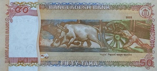 NIEDRIGSTER PREIS! Bangladesch Neuausgabe 20, 50 & 1000 Taka Banknoten 2025 UNC - Bild 8 von 10