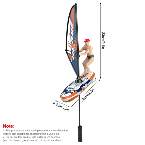 Barco de control remoto 2,4 GHz velero barco juguete con luces para piscinas lago VYCB - Imagen 1 de 15