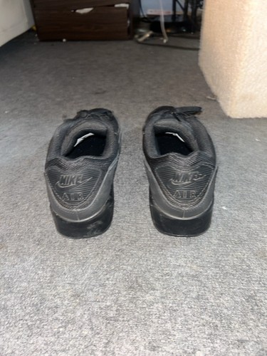 Nike Air Max 90 Leather Triple Black - Picture 4 of 6