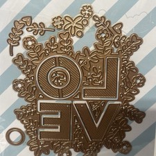 Spellbinders Small Die of the Month BOLD LOVE January 2020 Valentines Floral