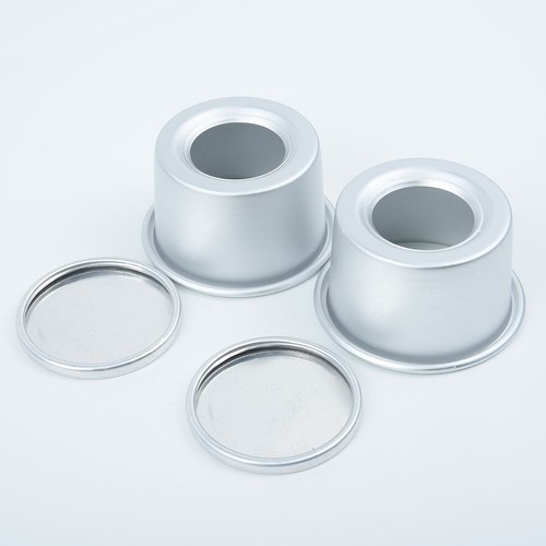 12.7x6.3cm rund Mini Kuchen Backform Entfernbarer Boden Pudding Gussform DIY - Bild 7 von 24