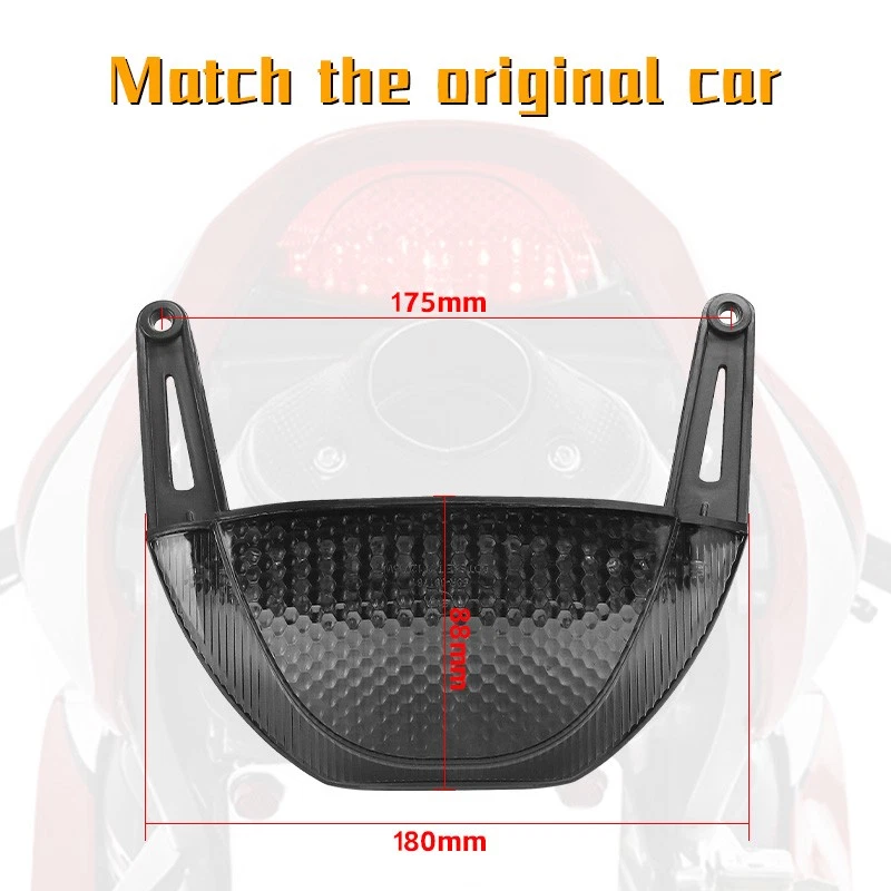 Luz trasera de señales de giro de freno integradas para Honda CBR600RR CBR 600RR 2007-2012 Foto 2 de 4