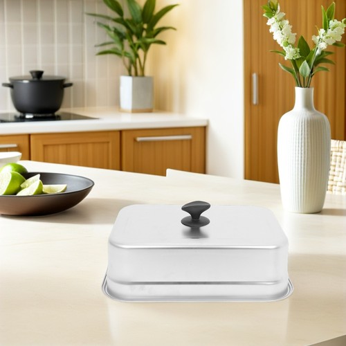  Coperchio Basting Acciaio Inox: Griglia Vaporiera Cupola - Formaggio Rettangolare - Foto 8 di 12