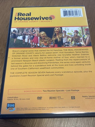 The Real Housewives Of Orange County Season Series 7 DVD Region Free USA Import - Picture 3 of 9