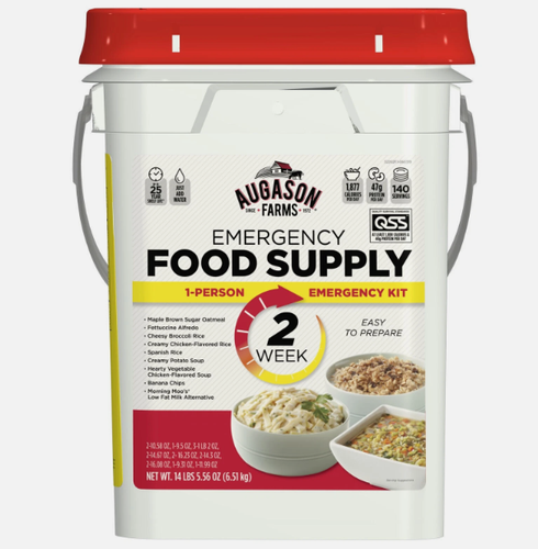 Augason Farms 5-32202 2 Week 1 Person Emergency Food Supply Kit 14 lbs(6.5kg) - Picture 2 of 5
