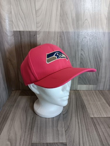 Seattle Seahawks NFL Pink Ball Cap Size Youth Great Condition Same Day Shipping! - Picture 10 of 24