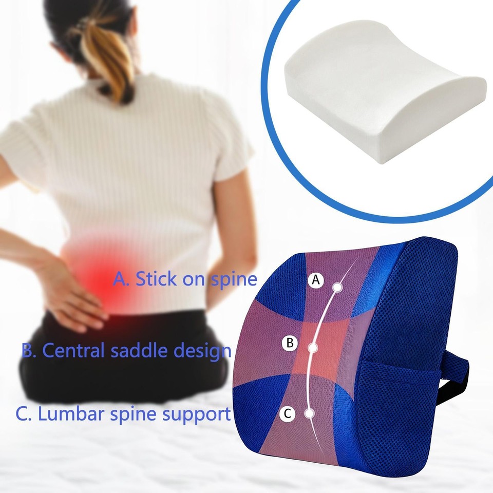 Cuscino Cervicale ZELVYN In Memory Foam - Ortopedico, Antirussamento, Per Dormire Sul Fianco O Supino