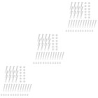 60 pcs Portable Pool Connector Pin Plastic Connecting Swimming Pool Accessories