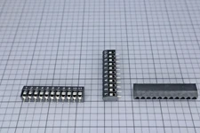 *Lot of 3* Power Distribution Block Single Row 11 Pins Through Hole