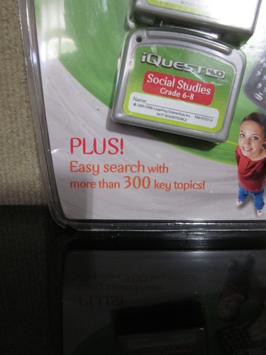 Leapfrog iQuest 4.0 Learning Cartridge Math Science Social Studies Grade 6-8 - Picture 4 of 12