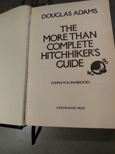 More Than Complete Hitchhiker's Guide:  1987 Longmeadow  - Picture 9 of 10