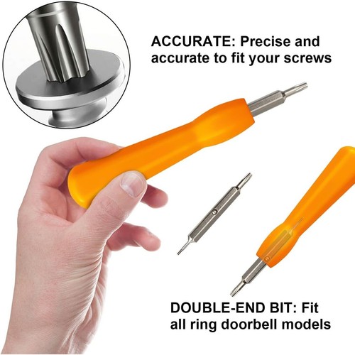 Double-Ended Screwdriver Bit Set T6, T15, Ring Doorbell - Picture 4 of 8