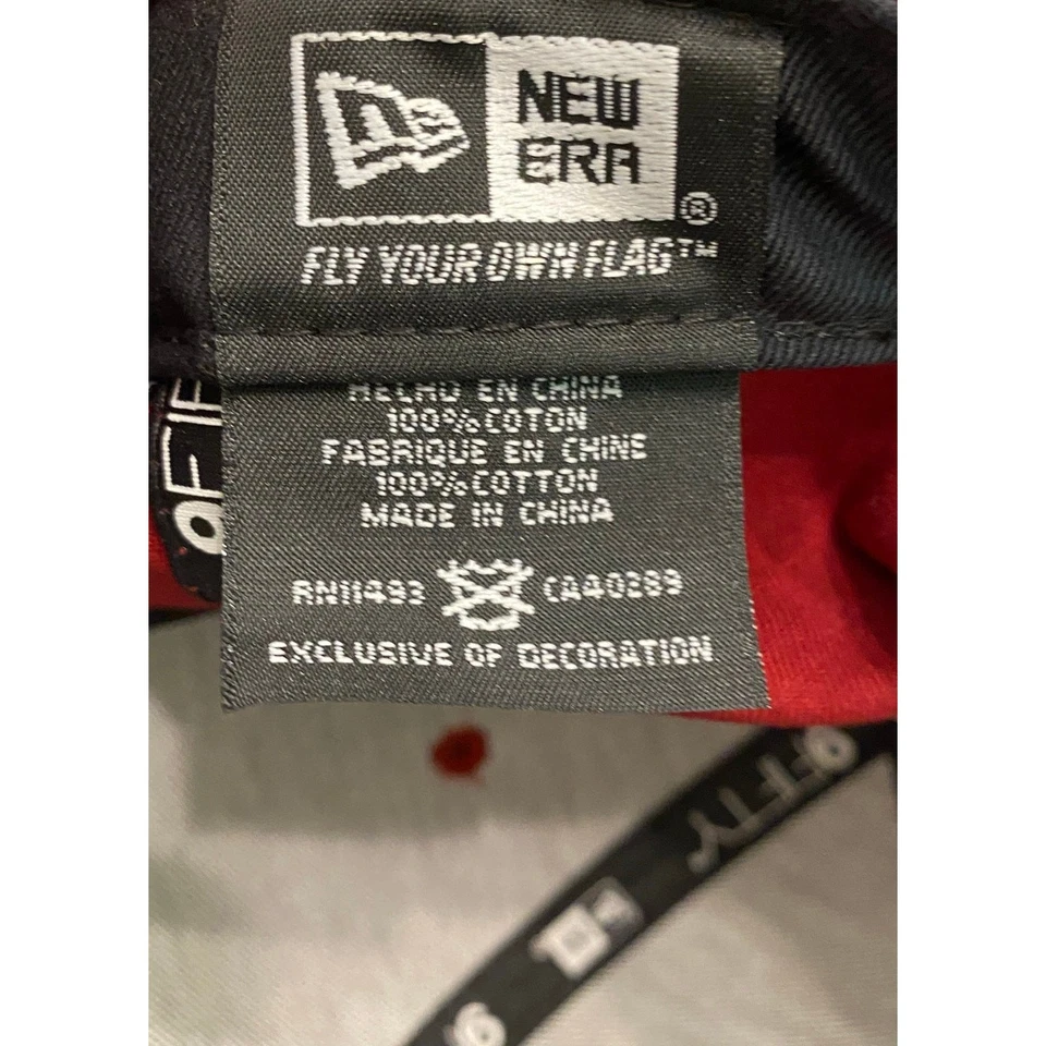 Quicksilver 9Fifty New Era Snapback Rojo Negro Talla Única Se Adapta a la mayoría de Skate Surf Foto 3 de 4