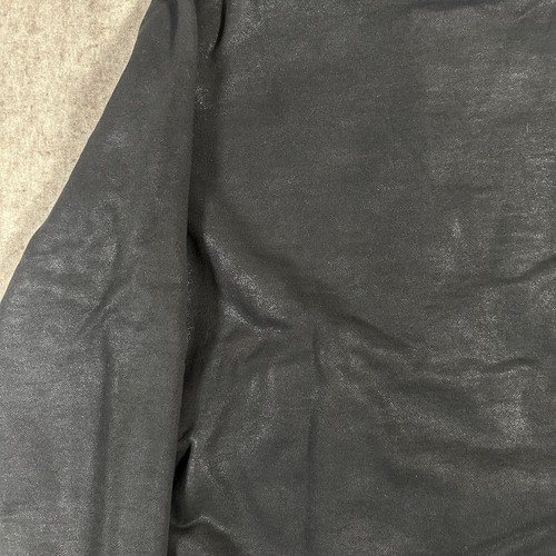 True Religion Men's Hoodie Med-Large? Jacket Zippers Coated/Waxed Black - Picture 9 of 10
