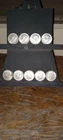 Lot of 9    1964 90 percent silver kennedy half dollars