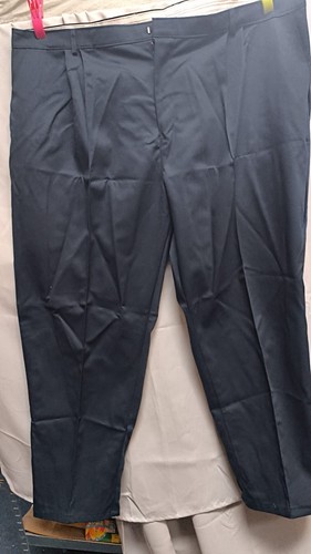 Men’s Navy Formal Trousers Regular Classic Fit Work Dress Pants Zip Front Dusty - Picture 30 of 36