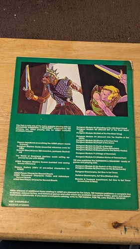 Vintage 1980 TSR AD&D Dungeon Modul A1: Slave Pits of the Undercity Fantasy RPG - Bild 2 von 15