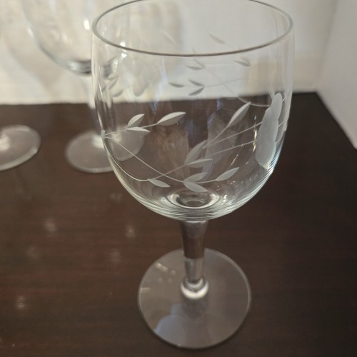 Vintage Princess House Heritage Kristall #420 klare Weingläser 6 Oz, 4er Set LNC - Bild 6 von 9