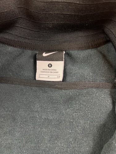 Nike Manchester United Full Zip Collar Soccer Black Red Track Jacket Small - Picture 3 of 8