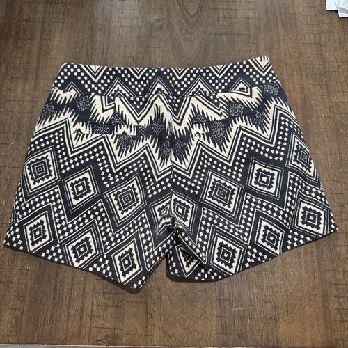J Crew Short Booty Shorts Women’s Sz 0 Boho Chic Aztec Cotton Front Pockets EUC! - Picture 5 of 10