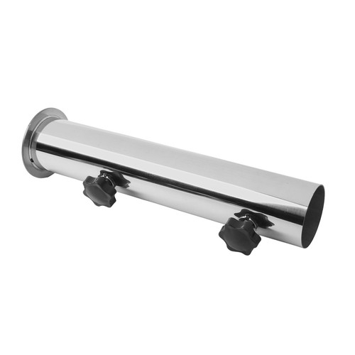 Heavy Duty Granite Umbrella Stand for Outdoor Use with Adjustable PVC Sleeves