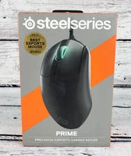 SteelSeries - Prime Wired Optical Gaming Mouse with RGB Lighting - Black