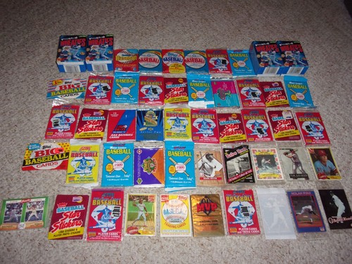100 -- ungeöffnete Baseball Packs 86 OPC.88 Score, 90 Score, Mini Ken Griffey Jr Boxen + - Bild 1 von 8
