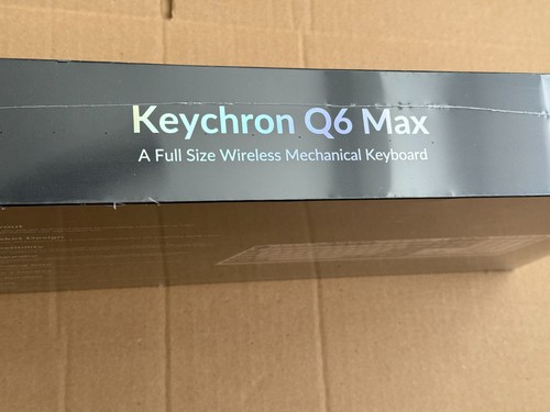 Keychron Q6 Max QMK/VIA Wireless Custom Mechanical Keyboard Q6M-P3 SEALED Brown - Picture 3 of 4