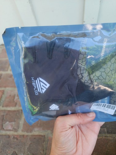 Bike Gloves for Men Women w/ Anti-Slip Shock-Absorbing Pad Light Weight Half, LG - Picture 4 of 6