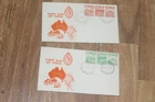 1953 AUSTRALIA FOOD PRODUCTION FDC COVERS  SET OF 2