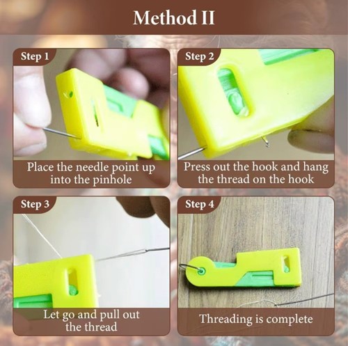 10-Pack Automatic Needle Threaders – Easy Thread Guide Tool for Elderly & Sewing - Picture 9 of 10