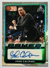 2021-22 John Calipari /50 AUTO GREEN PARALLEL Amateur RC ARC Leaf Pro Set Power