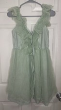 Green Dress size Large but can fit Medium 