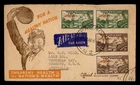 DR WHO 1946 NEW ZEALAND FDC HEALTH SEMI POST COMBO PAEROA R49882