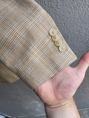 Blazer Lardini Kingfisher Hombre Talla 52 Color Beige - Imagen 8 de 23