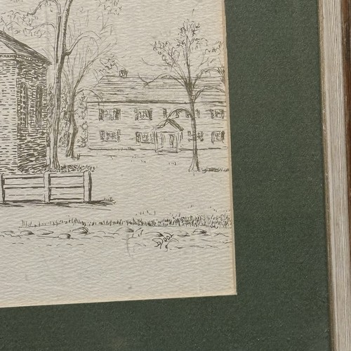 Colonial Williamsburg VA Old Courthouse By Janice O. Dool Art Framed - Picture 4 of 16