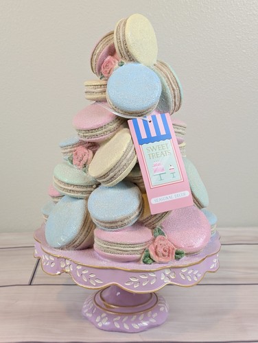 SWEET TREATS Pastel Macarons Tree On Pedestal. Spring, Wedding, Decor. Flowers. - Picture 11 of 16