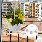 3pcs Ornamental Chlorophytum Plastic Flower Pot Balcony Hanging Plant Pot