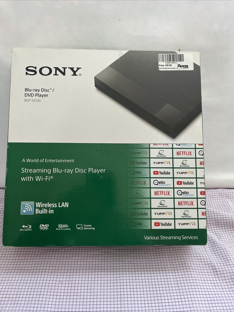 Sony BDP-S3700 Blu-ray Player for sale online | eBay