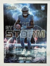 2023 Panini Absolute Football Jahmyr Gibbs #BST-8 By Storm Detroit Lions RC