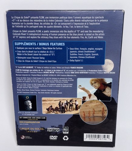 Cirque du Soleil FLOW: A Tribute to the Artists of "O" (DVD, 2007) - Picture 3 of 3