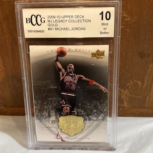Michael Jordan Card 2009-10 Upper Deck MJ Legacy Collection Gold #91 BGS BCCG 10 - Picture 2 of 7